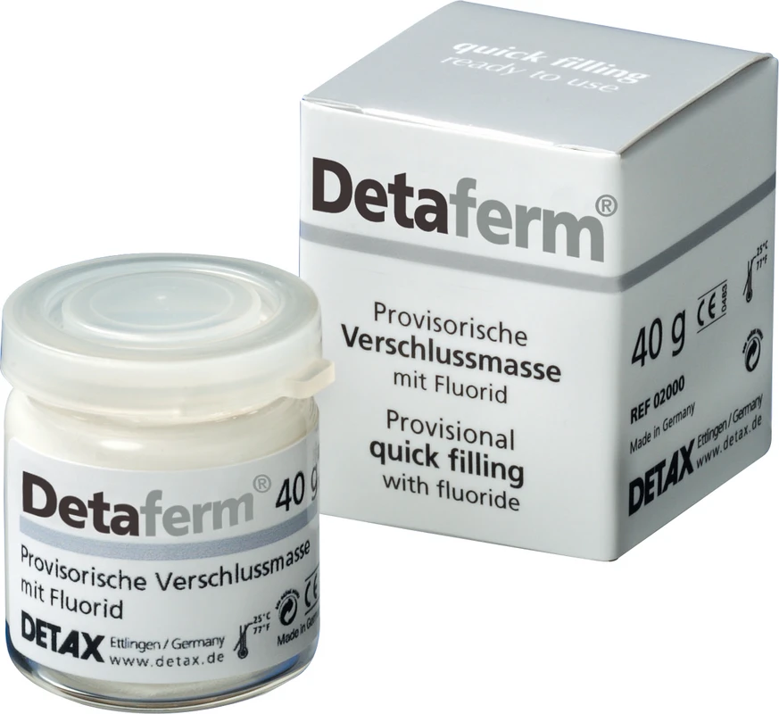 Detaferm® Packung 40 g Glas-Tiegel weiß opaque