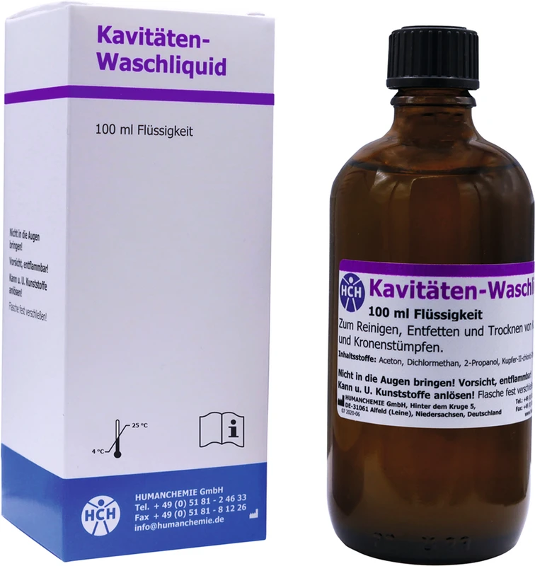 Kavitäten-Waschliquid Flasche 100 ml