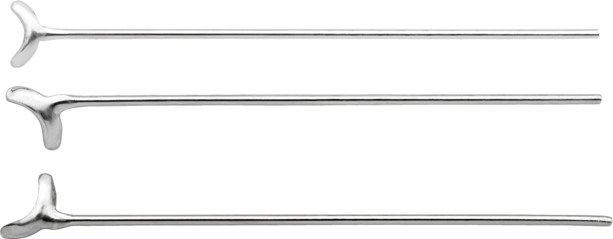 J-Klammern Packung 2 x 5 Stück (rechts, links), schräg, Ø 0,9 mm