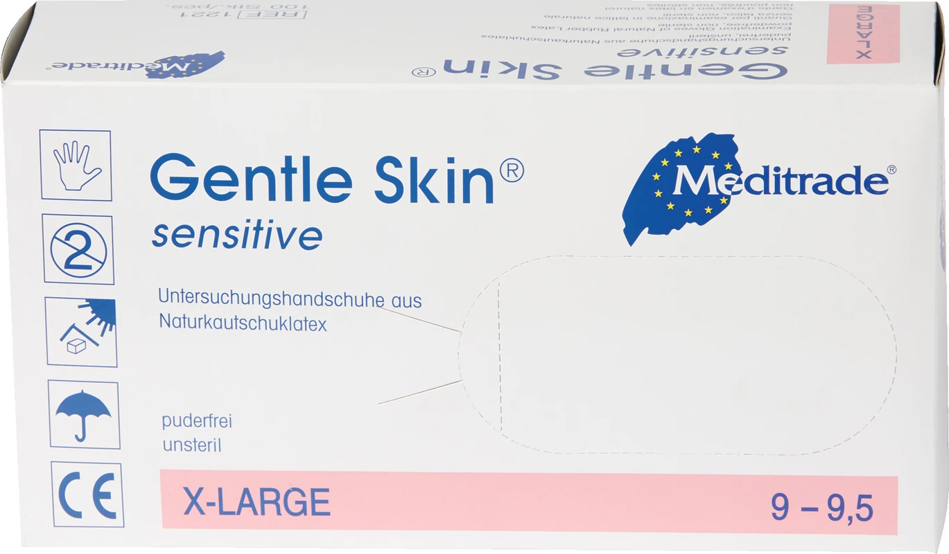 Gentle Skin® sensitive Packung 100 Stück puderfrei, natur, XL