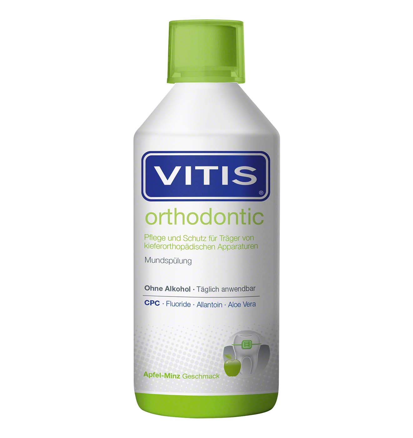 VITIS® orthodontic Mundspülung – Flasche 500 ml