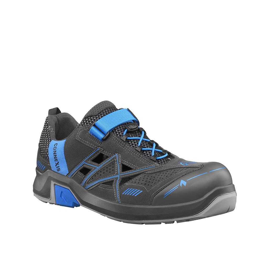 Sicherheitssandalen HAIX CONNEXIS Safety Air S1 low/grey-blue, Größe UK 8.5 / EU 43