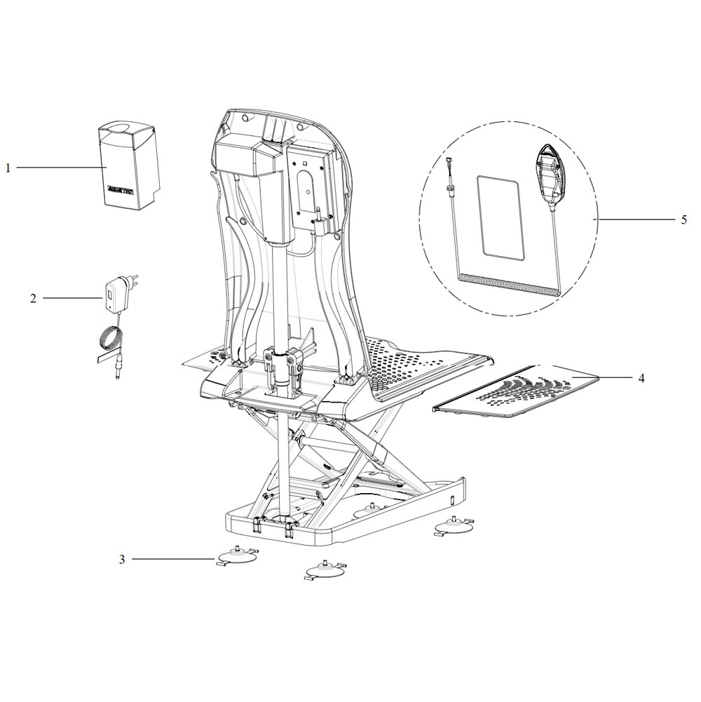 Ersatzteile für Aquatec Badewannenlifter Kogia