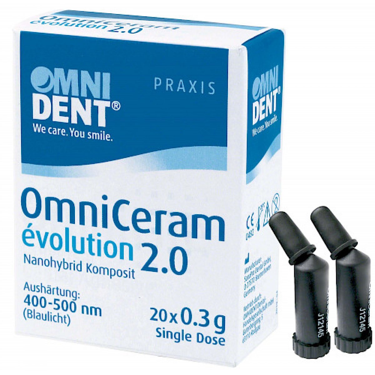 OmniCeram évolution 2.0, Nano-Komposite, A3,5, 20 Kapseln à 0,3 g