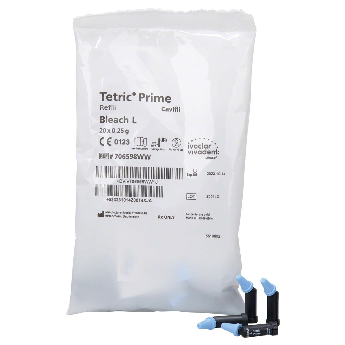 Tetric Prime, Cavifil, Bleach L, 20 Kapseln à 0,25 g