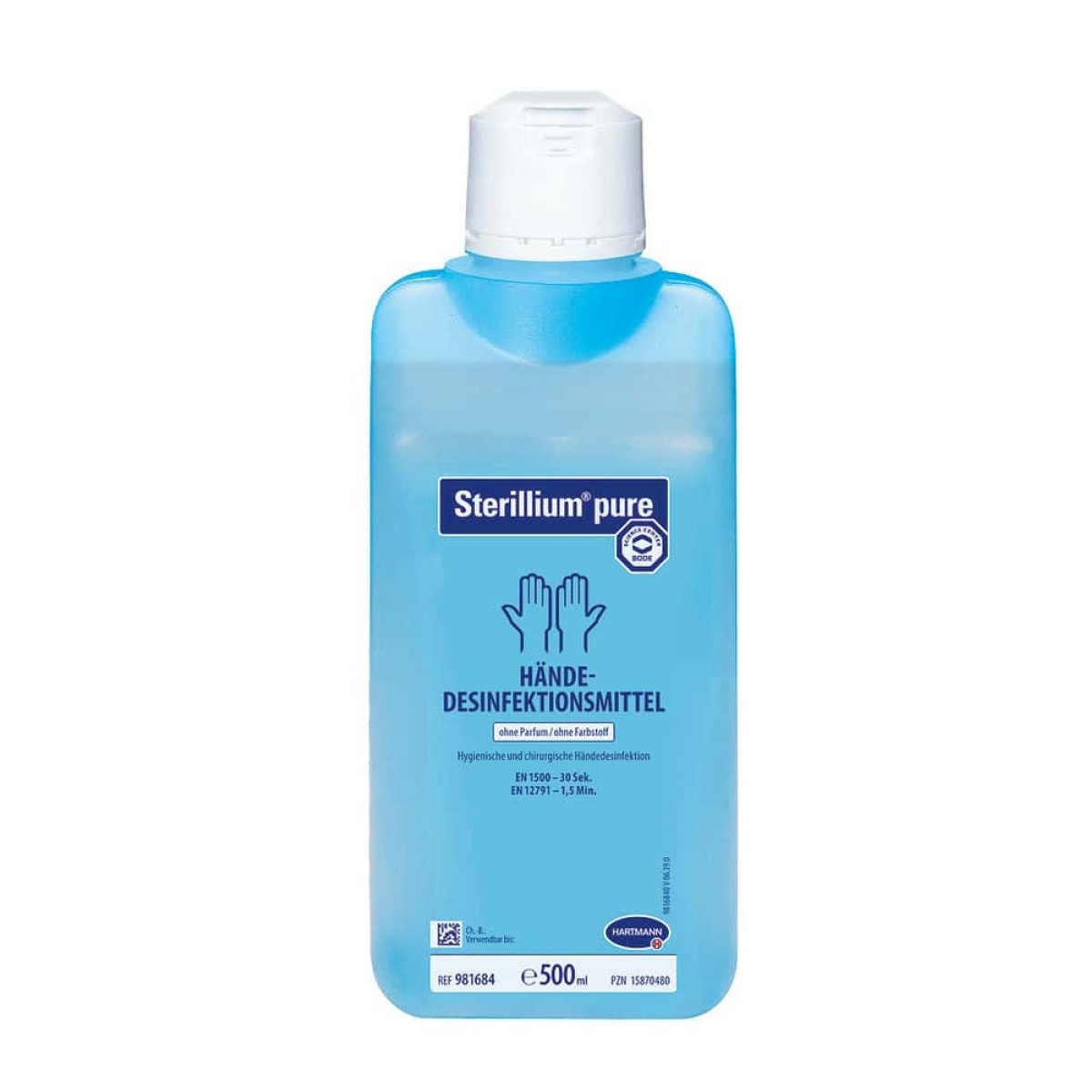 HARTMANN Desinfektionsmittel Sterillium® pure, z.Handdesinfektion, 500ml/Flasche, 1 Stück